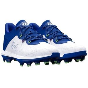 new youth 4.5 Under Armour Bryce Harper molded Baseball Cleats 3026595 400